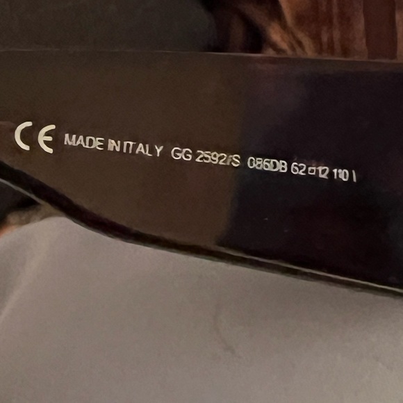 Gucci GG 2592/S Tortoise Shell Sunglasses Frames 086DB 62 – Made in Italy - Picture 13 of 14